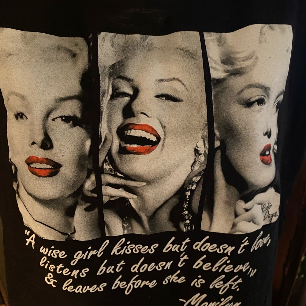 Womens Marilyn Monroe T-shirt
